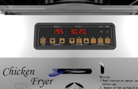 Freidora a Presión Comercial de Pollo Broaster de Sobremesa de Gran Capacidad de 22 L Modelo 1800 (CE, Fabricante)