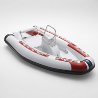 Bateau pneumatique à coque rigide en PVC HRR330 3,3 m 3 personnes Moteur hors-bord 15 CV Bateau de pêche Tender Sports nautiques CN