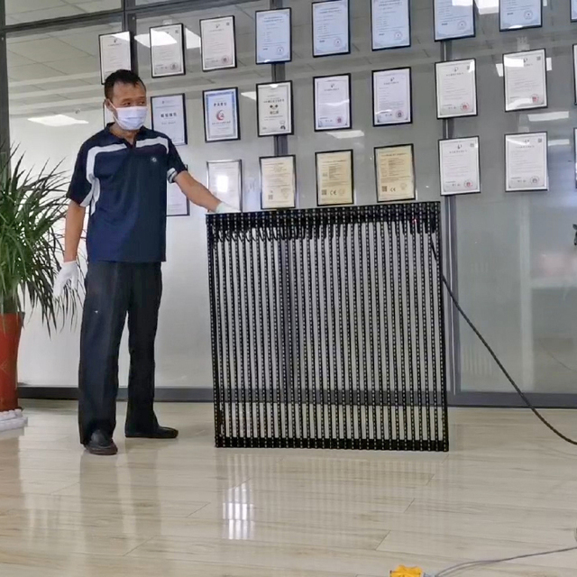 High-Resolution P16 Outdoor LED Mesh/Grid Video Screen Panel with SDK for Airport Use >8500 Cd/sqm Brightness 3-Year Warranty