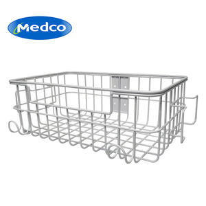 Cesta de Almacenamiento de Alambres Médicos Rectangular de Acero Inoxidable MB-002 para Baño, Tipo de Pie, para Organización y Almacenamiento Ordenado - Product Image 3