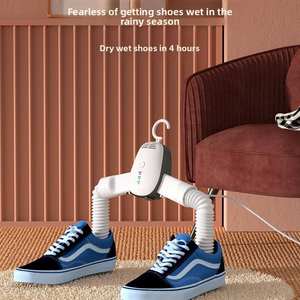 Séchoir pliant portable <span class=keywords><strong>pour</strong></span> dortoir, voyage, usage domestique, séchage rapide des chaussures et des vêtements, petit dispositif de stérilisation, boîtier en PP - Product Image 4