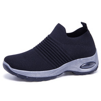 Chaussures de sport et de randonnée décontractées respirantes à coussin d'air pour femmes, grandes tailles, populaires à l'international