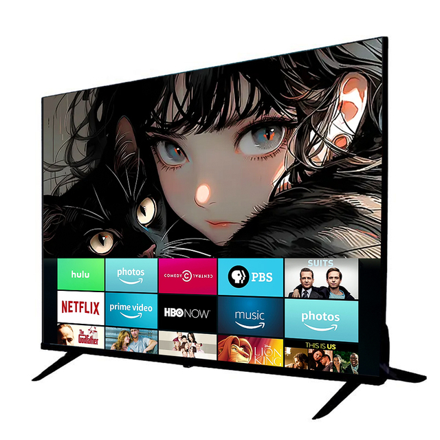 Factory Direct Wholesale 4K UHD 24-110 Television Built-in WiFi for A+ Panel OEM ODM SKD CKD Mixed Container Shipment Global