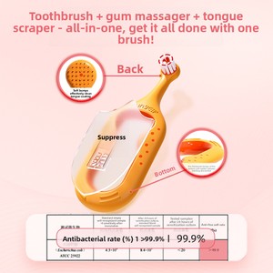 Cepillo de Dientes de Nailon Extra Suave para Niños de 3 a 12 Años, Uso Doméstico, con Mango de Plástico, Sin Dañar las Encías, para la Dentición, Venta Caliente de Fábrica - Product Image 4