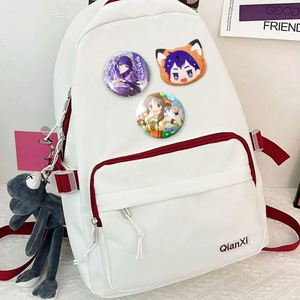 Design Custom Cartoon Animated Mascot Angel Music & Love Plastic Circular Badges-Durable Promotional Pins - Product Image 4