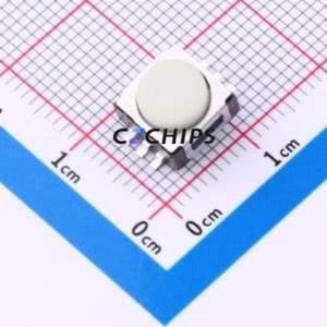 GT-TC071C-H060-L2 Tactile Switch SMD-6P,8.1x7.7mm Switch Round Button Vertical Mount 8.1mm 7.7mm - Product Image 1