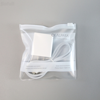 Cremallera de PVC de plástico transparente para funda de teléfono, paquete de Cable USB, bolsa de embalaje para fundas de teléfono móvil