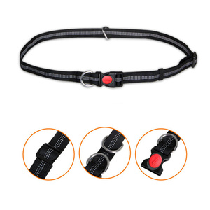 Dual Handle Elastic Bungees <strong>Retractable</strong> Rope Hands Free <strong>Dog</strong> Running <strong>Leash</strong> with Zipper Pouch - Product Image 3