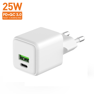 Vina 25w caricatore da muro Dual Usb universale adattatore da viaggio veloce ricarica Pd Super veloce Usb-c adattatore di alimentazione per <span class=keywords><strong>Samsung</strong></span> - Product Image 2