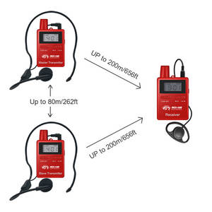 Mipro — walkie-talkie portable sans fil pour <span class=keywords><strong>voyage</strong></span> et entraînement, système de <span class=keywords><strong>Guide</strong></span> de visite, Communication bidirectionnelle - Product Image 3