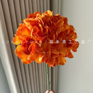 Junheyuan - Flor de Hortensia Artificial de una Sola Cabeza, 90 Piezas, Decoración para el Hogar y Bodas, Arreglos Florales - Product Image 3