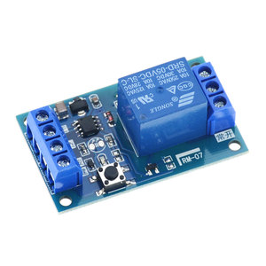 DC 5V 12V 24V Module de relais bistable à clé unique commutateur de Modification de voiture démarrage arrêt autobloquant - Product Image 2