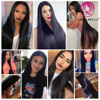 Angelbella Good HD Lace Quality perruque de cheveux humains vendeurs perruques en gros cheveux humains Lace Front brésilienne 30 pouces perruque Full Lace