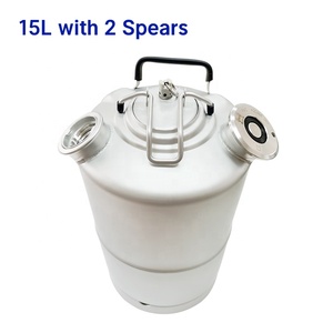 Máquina de limpieza de cerveza casera 10L 15L 20L Barril de acero con una dos <span class=keywords><strong>tres</strong></span> cuatro lanzas para una elaboración de cerveza efectiva - Product Image 2