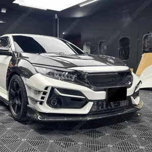 ชุดตกแต่งฝาครอบกระจังหน้ารถยนต์ StarNav สำหรับรถยนต์รุ่นที่ 10 FK7 FK8 TYPE-R N1 ปี 2016 2017 2018 2019 2020 2021 - Product Image 2