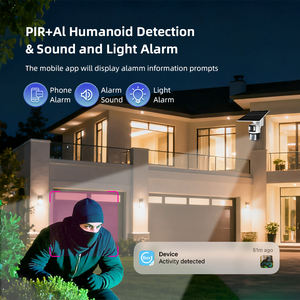 Ubox EU 4G Kim Loại 3MP + 3MP 36X Zoom Quang Học Ống Kính Kép Năng Lượng Mặt Trời Máy Ảnh 15600MAh An Ninh Máy Ảnh PIR Phát Hiện Chuyển Động Ánh Sáng Còi Báo Động Ip66 - Product Image 6