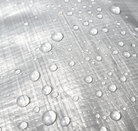 Bâche en plastique PE personnalisable, disponible en plusieurs couleurs et tailles, imperméable, résistante aux déchirures, usage polyvalent
