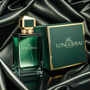 Customizable Colors Green square <b>Bottle</b> Manufacture 25ml 80ml 100ml Glass Sprayer Luxury Perfume <b>Bottle</b> With Perfume <b>Box</b> - Product Image 3