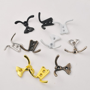 Jingmao Wall <b>Mounted</b> Coat Hooks Zinc Alloy Rectangle Durable Modern Style Various Colors - Product Image 3