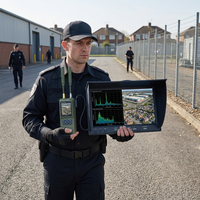 Detector de Drones Portátil de Banda Ultra Ancha Starseek F8, 100MHz-8GHz, Captura de Video FPV, Localizador de Dirección, Escáner Anti-UAV, 164x44x68mm