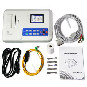 Fabrieksdirecte verkoop 3/6/12-afleidingen golfvorm veterinaire elektrocardiogram draagbare <span class=keywords><strong>ECG</strong></span> - Product Image 6