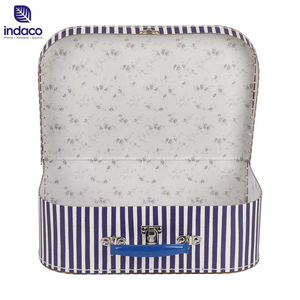 Retro Striped Paper Hand-Held Storage <b>Box</b>, Gift Packaging <b>Box</b>, And Children's Toy Organizing Souvenir Tote <b>Box</b> - Product Image 5