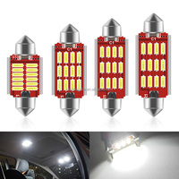 Kaidengzhe Super Bright White T10 Double Bubble Wedge-Shaped Base 4SMD 6SMD Interior LED Reading Light Auto Dome Light