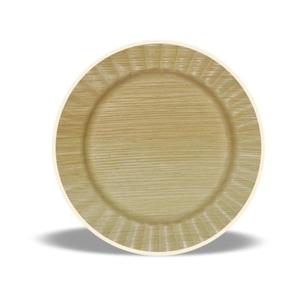 Assiettes et plats en bois massif pour dessert gâteau aux fruits faits à la main Assiettes rondes en bois d'acacia Meilleur designer - Product Image 1