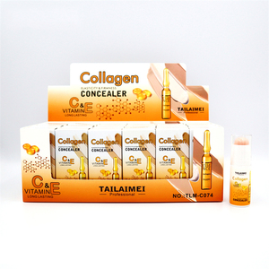 Corrector de Maquillaje con Vitamina C y E, Colágeno, Lápiz Corrector e <span class=keywords><strong>Iluminador</strong></span> en Barra, Corrector de Larga Duración - Product Image 2
