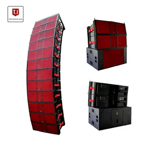 T.I Pro Audio 5000 watts peak powerful audio sound system dual 15 inch 3 way dj concert line arrray speakers