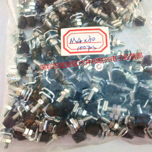 Perno de Cabeza de Champiñón M4 de 30 mm con Tuercas, Acero al Carbono, Zincado, Clase 8.8, para GH 13005 201 A L 20400 20800 21800 20100 - Product Image 3