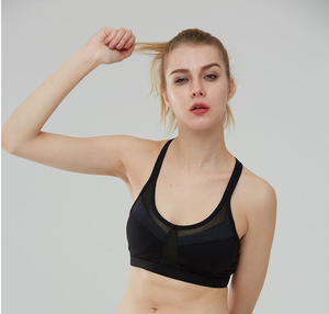 <span class=keywords><strong>Fitness</strong></span> Mujer Sexy Yoga desgaste de la Yoga de <span class=keywords><strong>las</strong></span> señoras de sujetador de alta apoyo Cruz Push Up Tops Sujetador deportivo - Product Image 6