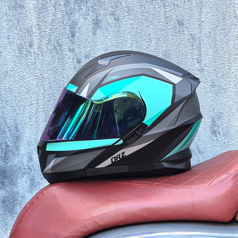 black and blue womens motorcycle helmet ILM Full Face Street Bike with Enlarged Air Vents, Free Replacement Visor for Men Women DOT Approved Model ST-06 (Blue, Small) : Automotive Our D.O.T Best Women's Motorcycle Helmets (2026):
