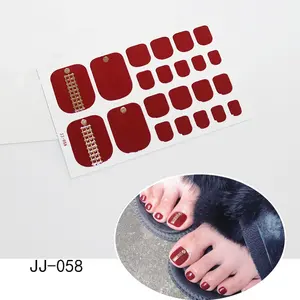 Adesivos de ouro para unhas, adesivo 2D 3D à prova d'água, adesivo de strass e gel UV, decalques para decoração de unhas de meninas, faça você mesmo