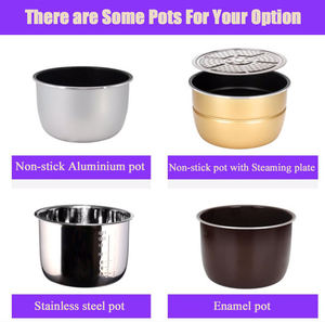 Autocuiseur électrique multicuiseur 3 litres 18 en 1 programmable en acier inoxydable - Product Image 5