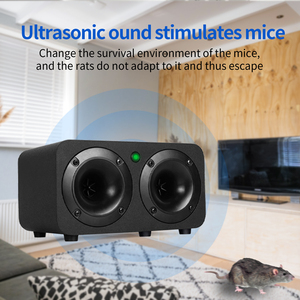 Répulsif à ultrasons haute puissance très efficace pour souris, usage intérieur et domestique, grande couverture jusqu'à 600 m² ㎡ - Product Image 1