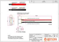 Connecteur XT90E-M, connecteur mâle et femelle XT90 à montage sur panneau, câble en silicone pour batterie Lipo RC, cordon d'alimentation FPV