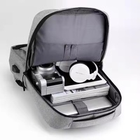 Sacoche pour ordinateur portable étanche et durable de grande capacité avec chargement USB Sac à dos professionnel Sacoche pour ordinateur portable pour étudiants