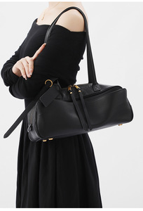 Minimalist Large Capacity Boston <b>Bag</b> Women Fashion Top Handle Shoulder Handbag Office <b>Work</b> <b>Bag</b> For Daily Use - Product Image 6