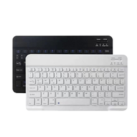 Nouveau clavier ergonomique sans fil mince en aluminium avec USB Type-C pour tablette, ordinateur portable