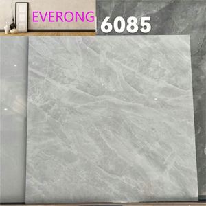 Carreaux de sol et de mur en porcelaine brillante Carrara Blanc 60x60cm, stock de liquidation à prix réduit pour les bureaux et la décoration des pièces - Product Image 6