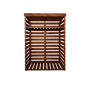 Grand hangar de stockage en <span class=keywords><strong>bois</strong></span> <span class=keywords><strong>extérieur</strong></span> de haute qualité Fire Grill Log Store avec <span class=keywords><strong>bois</strong></span> traité sous pression naturel - Product Image 5