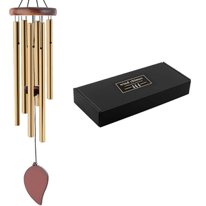 Campanas de viento de aluminio de 26 pulgadas de lujo modernas, adornos de jardín con hierro de almacén en el extranjero, entrega directa al contado - Product Image 3