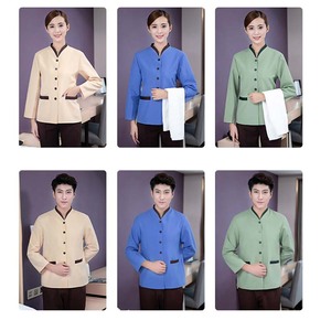 Uniformes personnalisés pour le personnel <span class=keywords><strong>de</strong></span> l'hôtel Vêtements <span class=keywords><strong>de</strong></span> <span class=keywords><strong>travail</strong></span> pour femmes <span class=keywords><strong>de</strong></span> <span class=keywords><strong>chambre</strong></span> et femmes <span class=keywords><strong>de</strong></span> <span class=keywords><strong>chambre</strong></span> avec logo brodé Uniformes pour le personnel d'entretien ménager - Product Image 5