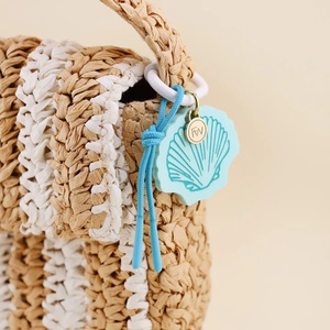 Llaveros Promocionales de Cuerda, Cadena para Bolsos, Accesorios DIY, Colgantes, Llaveros de Flores, Llavero de Cuerda de Náutica con Diseño de Cangrejo y Placa de Cereza - Product Image 5
