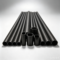 Nouveau stock TLL : Tube en fibre de carbone 3K, tissage sergé, haute résistance aux chocs, léger, pour patins de drone