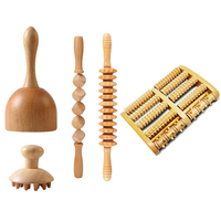 Bâton de massage Gua Sha en bois SFM pour le corps, les muscles, le ventre et le dos, massage blanchissant - Utilisation domestique et commerciale