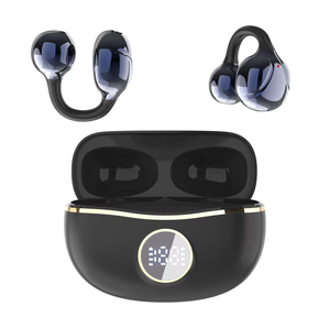 Écouteurs Bluetooth D151 à clipser avec processus d'électrodéposition avancé ultra-confortable, longue autonomie et affichage numérique - Product Image 3