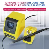 Station de soudage numérique à température constante OSS T210 Plus, 3 embouts, soudage de circuits imprimés, mise en veille automatique, chauffage en 2 secondes, 110V-240V