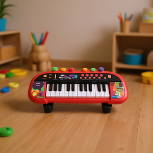 My Music World Electronic Piano 24 Keys With Stand And Microphone For Kids Learning - Product Image 2